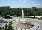 The fountain that is at the entrance to the tower : Cancun Sept 2012